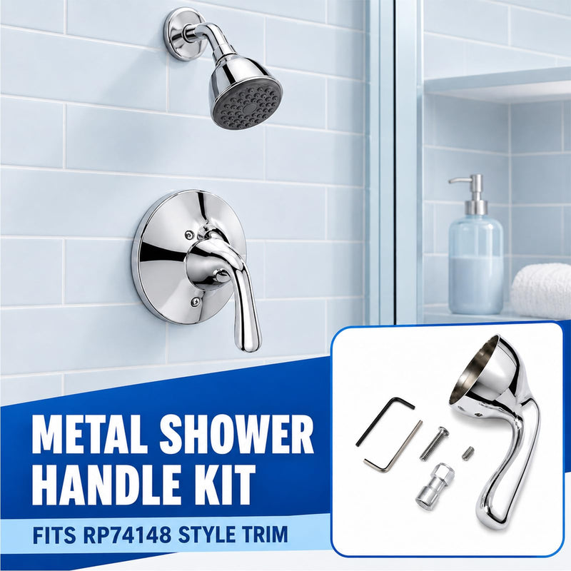 RP74148 Shower Handle Replacement Kit Compatible with Delta (Chrome) Polished Chrome