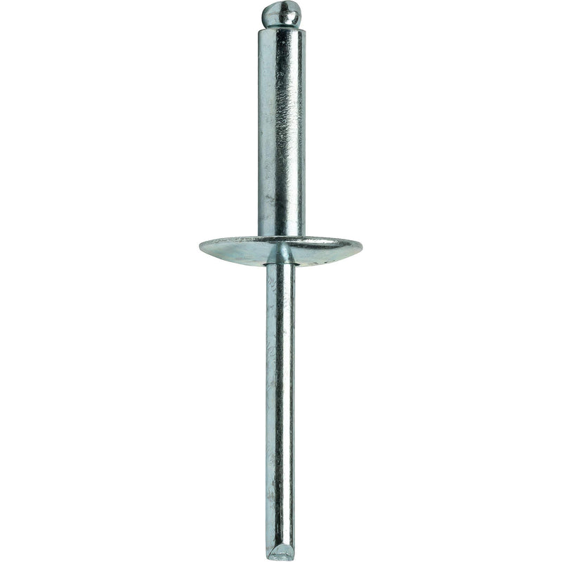 Large Flange Pop Rivets 3/16" x 5/8" All Steel Large Dome Head Blind 6-10 Gap .501" - .625" Quantity 50 by Fastenere 3/16" x 5/8" (6-10) (50 Pack)