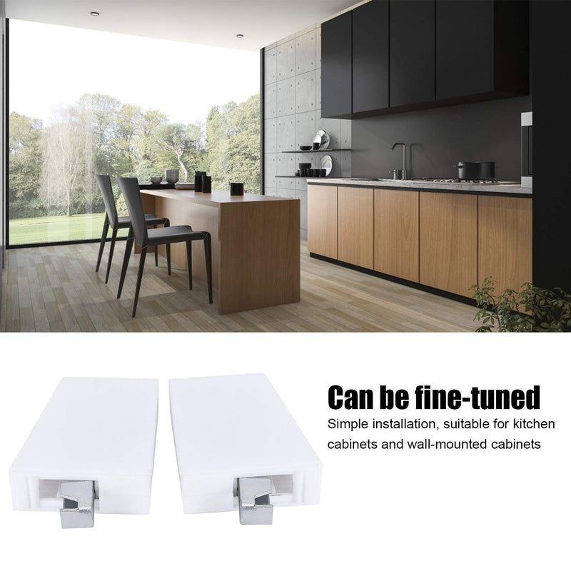 Raguso 2Set 63mm Universal Kitchen Cabinet Hanging Bracket and Wall Hanging Plate for The Wall mounting of Pieces of Furniture Set of 2