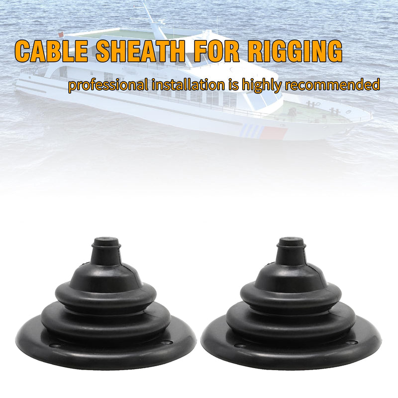 EATAKWARD Boat Transom Steering Cable Holder Engine Rig Cable Holder for Ships Yacht Boat Accessories and Trunks 2