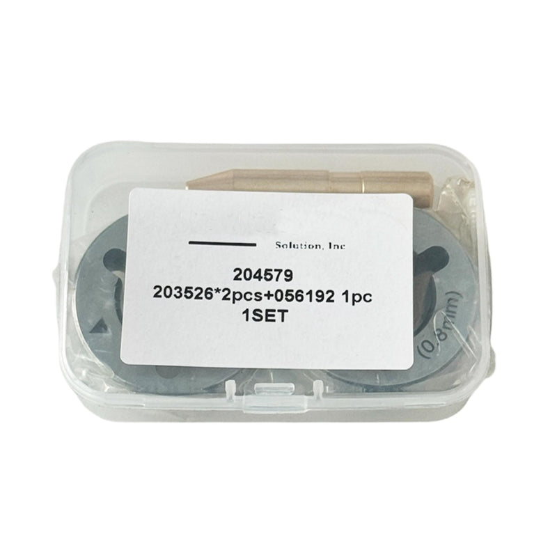 Compatible/Replacement with/for Miller V-groove drive roll kit, .030/.035" combination. Includes 2 drive rolls and inlet. Package of 1