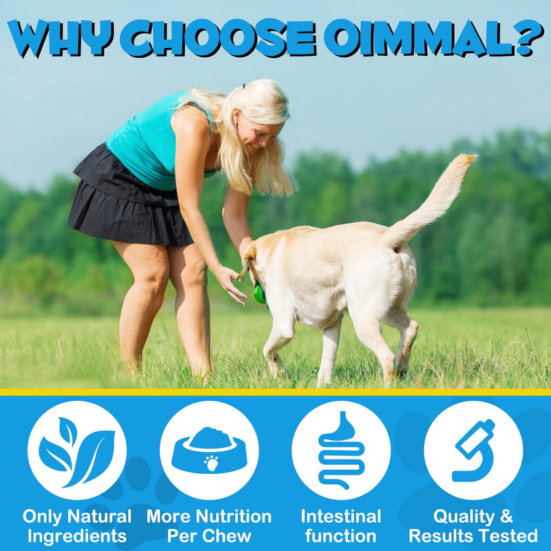 Anal Gland Support Soft Chews for Dog, 150PCs Dog Anal Gland Treats w/Pumpkin, Digestive Enzyme & Probiotics Support Healthy Bowel Function - Dog Health Supplies Fibre Supplements Chews - Beef Flavor - PawsPlanet Australia