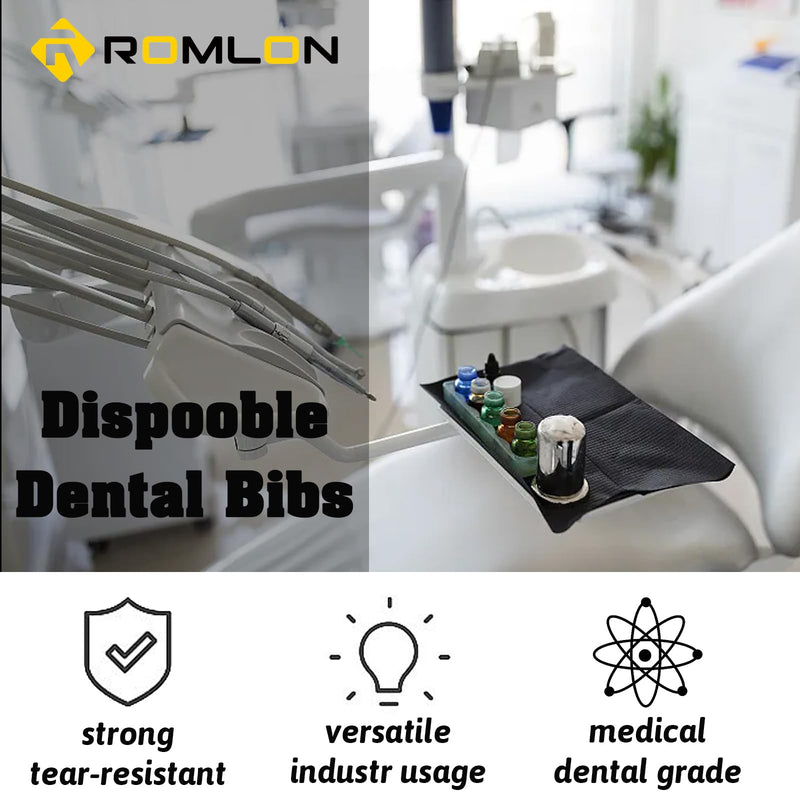 Dental Bibs Waterproof Table Covers 3 Ply Tattoo Bib Multi-functional Tray Covers Clean Pad for Nail Table Cover 50pcs