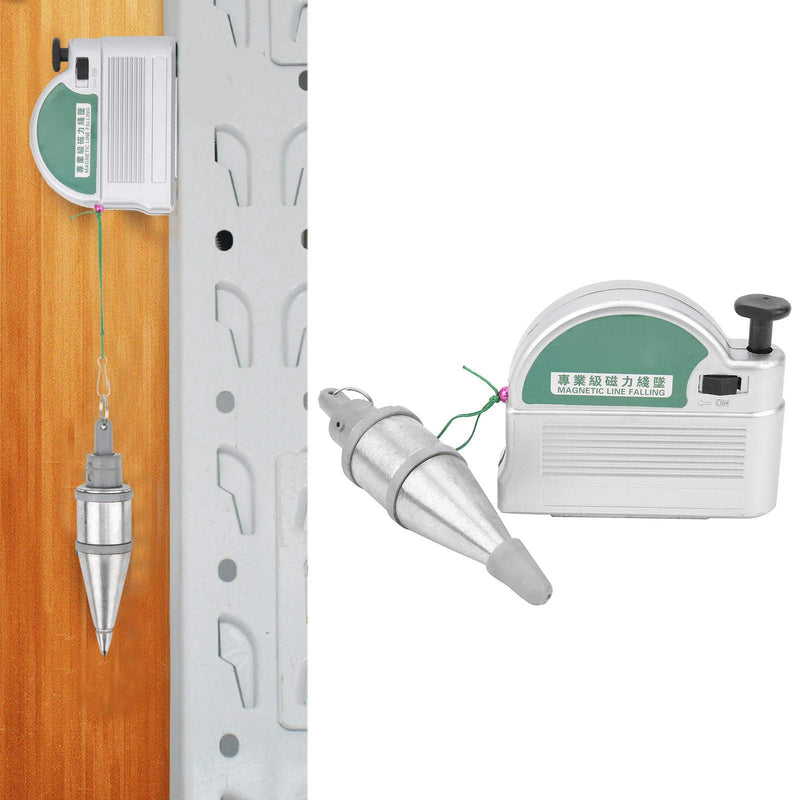 Plumb Bob, Alloy Steel Magnetic Wire Hammer with Fixed Pin for Verticality Measurement