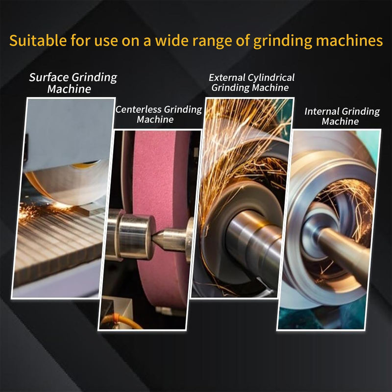 Grinding Wheel Dresser, Square Head Diamond Coated Dressers with 10mm Shank, Point Diamond Dresser for Truing Grinding Deburring,Diamond Grinding Wheel Dressing Tool Grinder Accessories