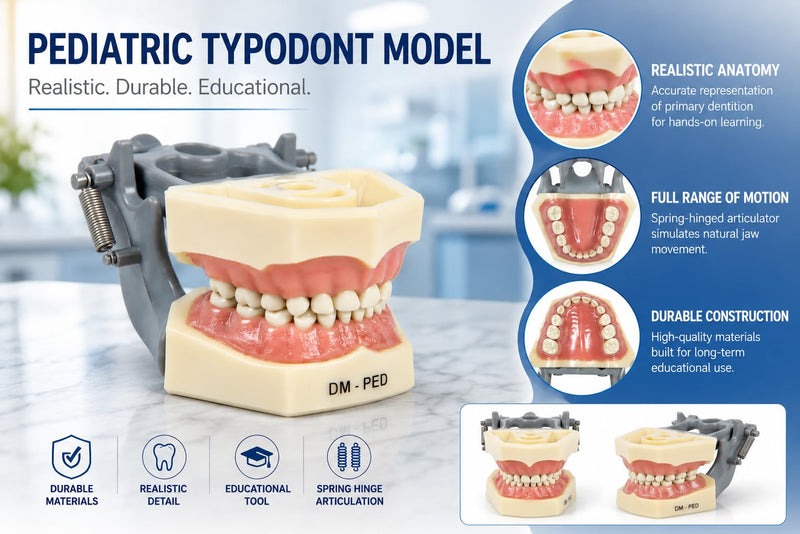 Dental Educational Pediatric Model with Removable Teeth