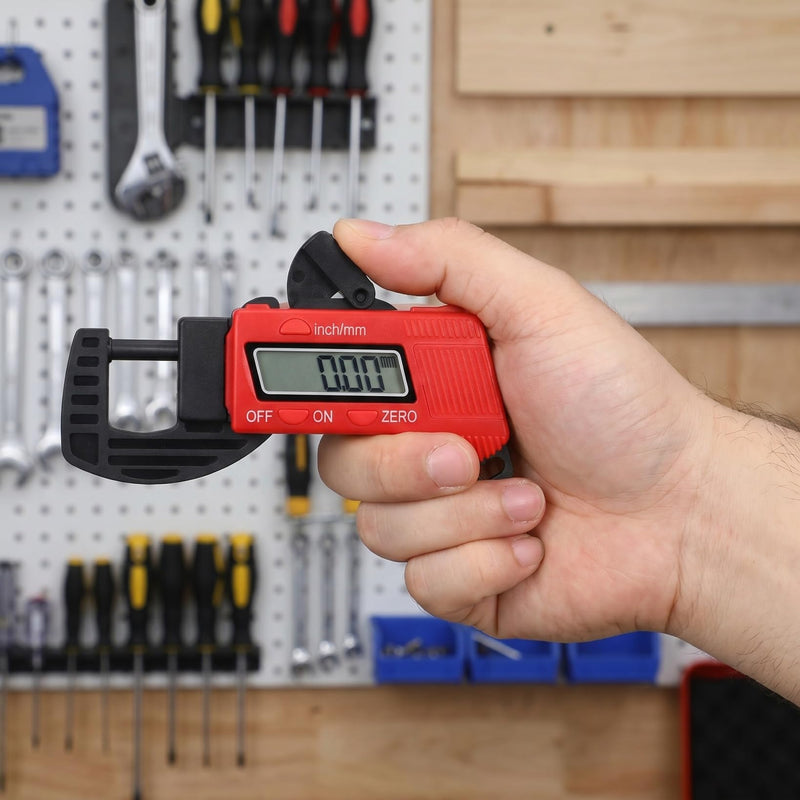 2pcs Thickness Gauge Caliper Micrometer Thickness Micrometer Measurement Tool for Thickness Digital Micrometer