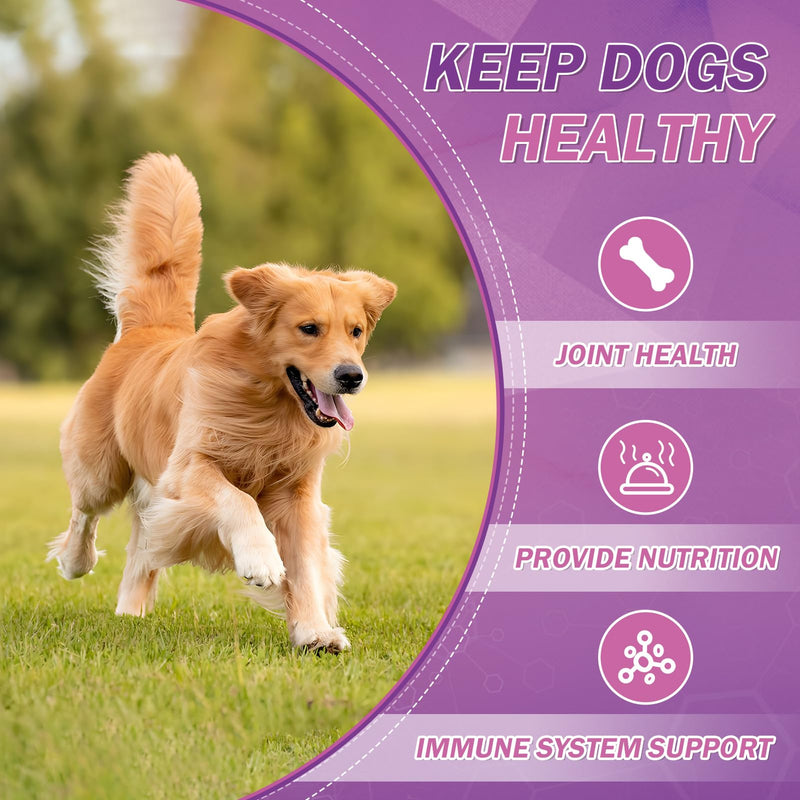 Omega 3 Fish Oil for Dogs Dog Skin and Coat Supplement Shiny Coats Dog Skin Allergy Relief for Dogs Itching Reduce Shedding EPA & DHA Fatty Acids Salmon Oil Supplement 200 Ct