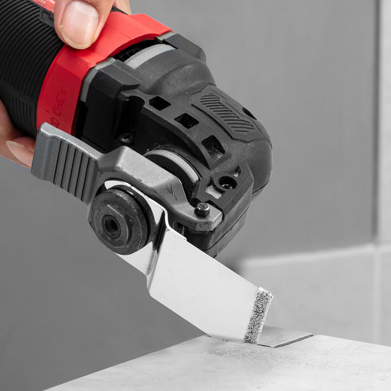 EZARC Diamond Oscillating Blade, Flush Cutting Oscillating Multi Tool Saw Blades for Grout Removal, Cleaning Mortar DO34F, 3-Pack Flush Cut