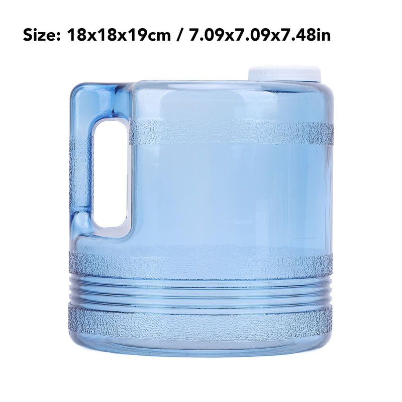 Distilled Water Bottle Jug, Shockproof Distiller Water Container 4L Sure Grip for Home Beauty Countertop