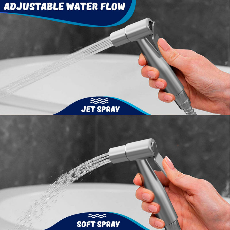AVAbay® Sink Faucet Handheld Bidet Sprayer for Toilet I Bidet Attachment for Warm & Cold Water I Long 80" Hose Perfect for Feminine Hygiene, Cloth Diaper, Bathroom Toilet Cleaning Faucet Bidet Sprayer
