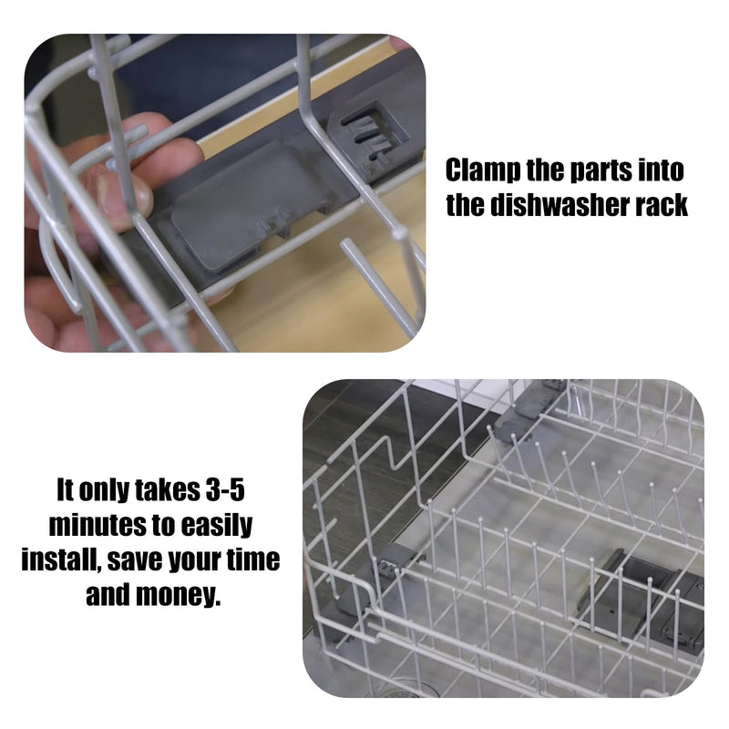 WD28X27241 GE Dishwasher Rack Carrier And Roller Kit for GE Dishwasher Lower Rack Wheels Assembly,Interchangeable With Both The Left and Right Side -Replaces WD12X10439, WD12X10446, WD12X10447-1Pack WD28X27241 x1