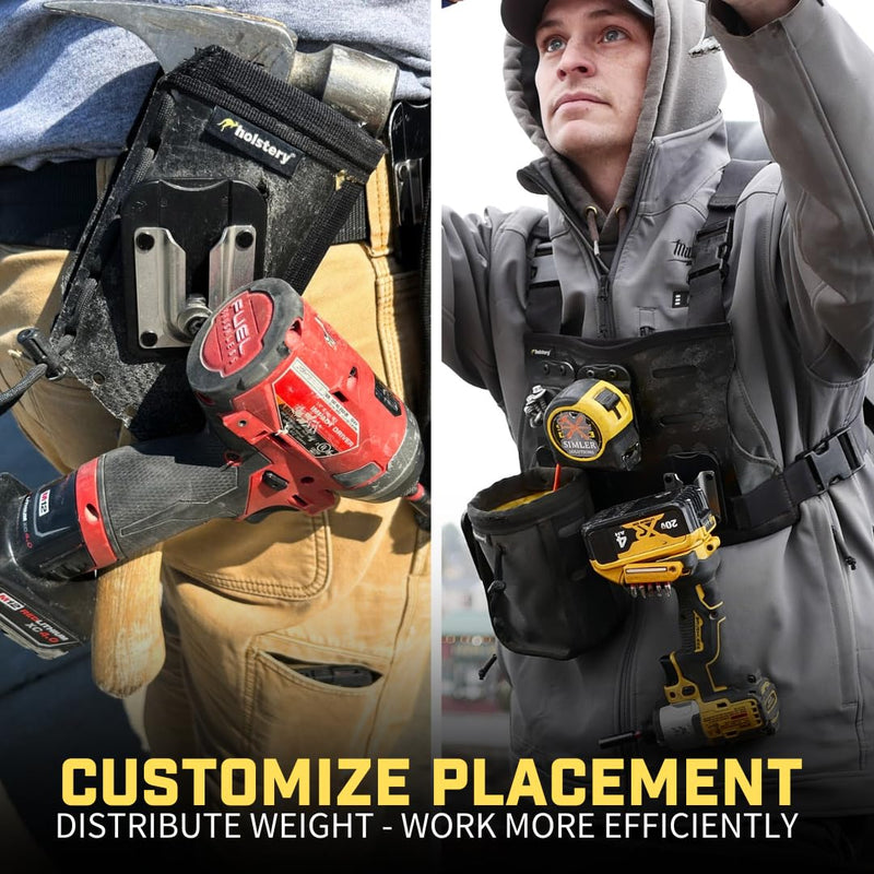 PinPal Pro | Universal Tool Holster - Gravity Locking Clip-On Tool Belt Holder for Drills, Impacts, and Other Tools PinPal Pro + Pin Kit For Makita