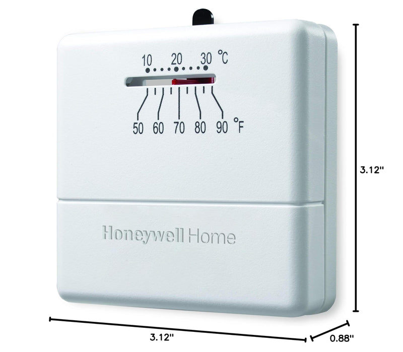 Honeywell Home CT30A1005 Non-Programmable Mechanical Thermostat, White