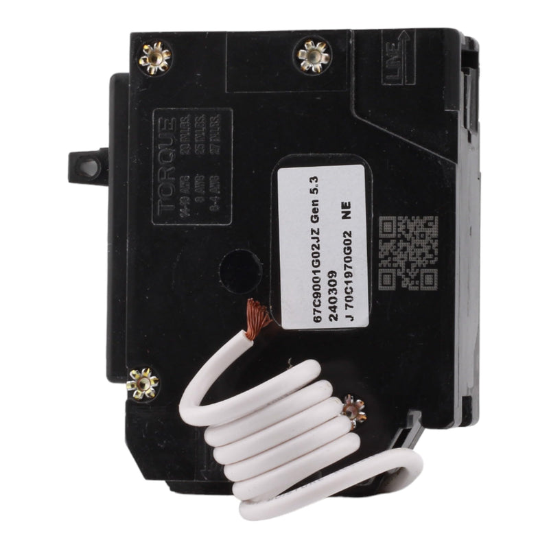 BRN120AF 20 Amp Single Pole Arc Fault Circuit Breaker - 120 Volt, Pigtail Neutral, UL Listed (1)