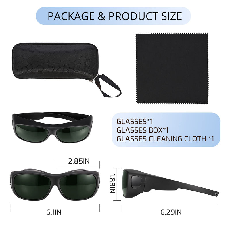 IPL Laser Safety Glasses 200nm-2000nm Protective Goggles for Laser Hair Removal and Cosmetology Operators with Eye Protection