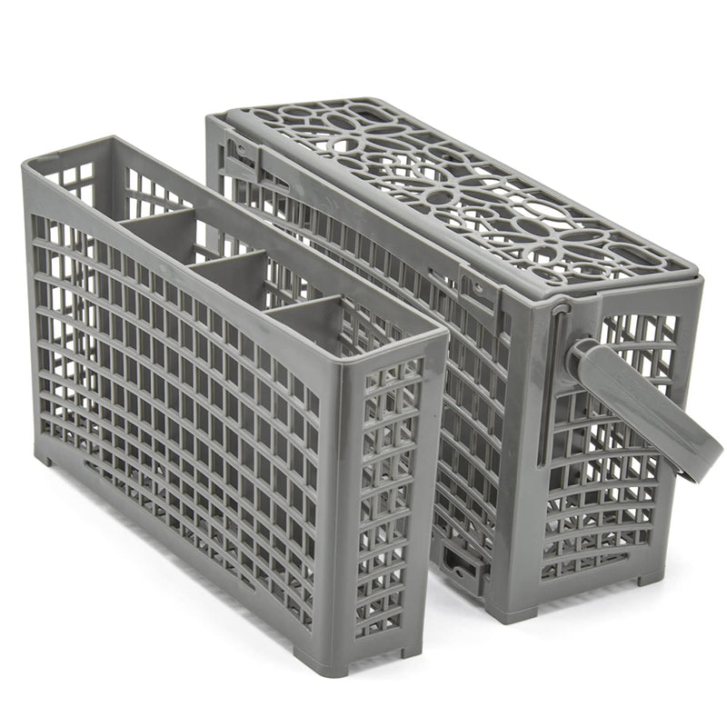 Universal Dishwasher Basket Replacement - 2 in 1 Utensil/Cutlery Basket - Compatible with Bosch, Maytag, Kenmore, Whirlpool, KitchenAid, LG, Samsung, Frigidaire, GE