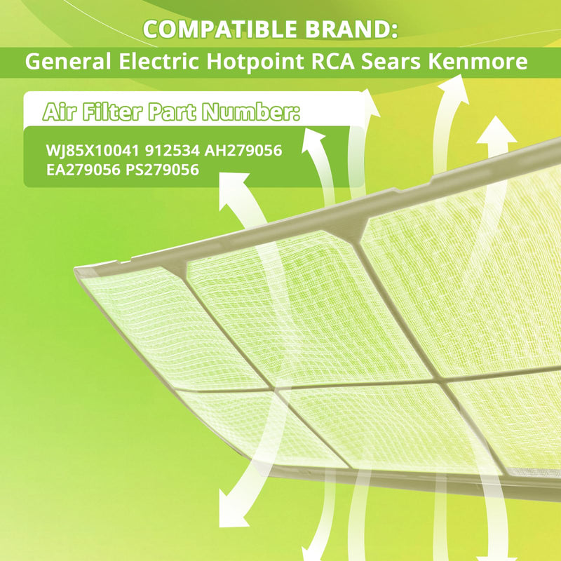 WJ85X10041 Air Filter Replacement for GE Air Conditioner Filter