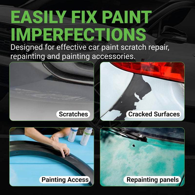 TouchUpDirect Car Paint Touch Up Spray Kit – Compatible with Toyota 1D6 Silver Sky Metallic Exact Match Auto Paint Kit with Car Color Spray and Clearcoat, for Repainting or Scratch Repair, Essential Kit Aerosol Spray - Essential Kit