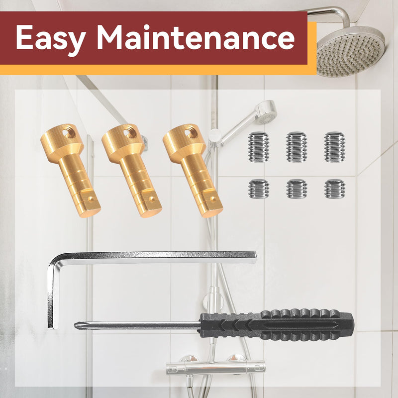 RP75137 Shower Valve Extension Kit for 3 and 6 Setting Diverter Cartridges, Compatible with Delta Tub and Shower Faucets, Includes Brass Extension Rod, Screws, and Allen Key for In-Wall Installation