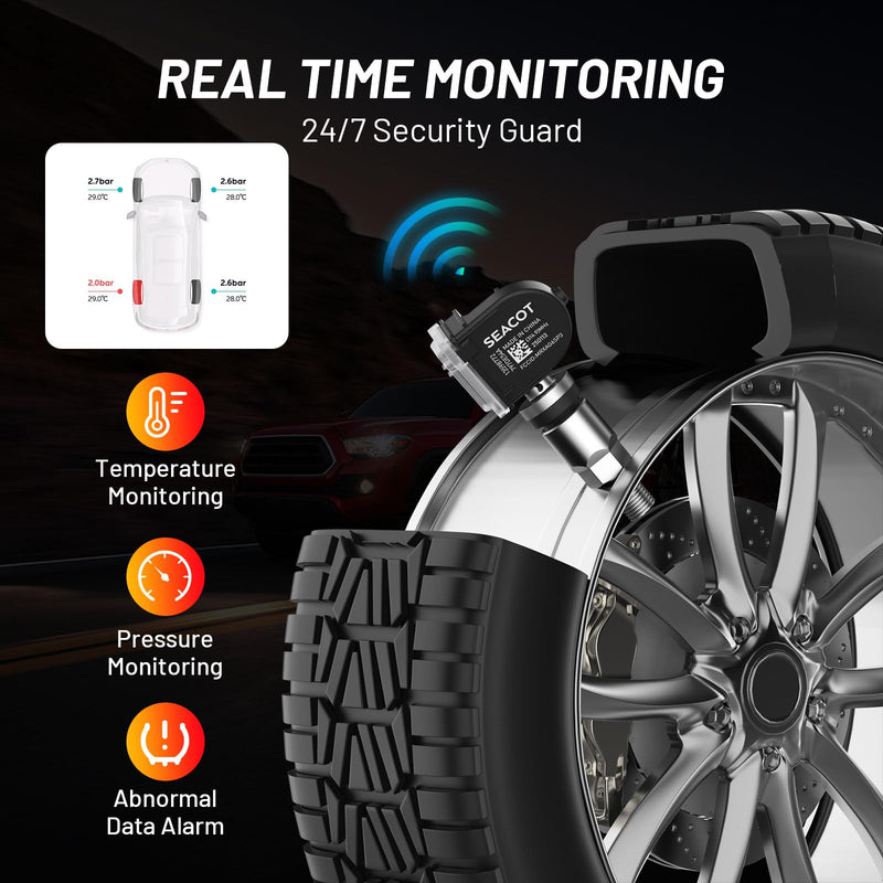 TPMS Sensor GM, 4-Pack 315MHz Tire Pressure Sensor Replacement for Chevy Silverado GMC Cadillac Buick – OE# 13598771 13598772 13586335 13581558 - NewNest Australia