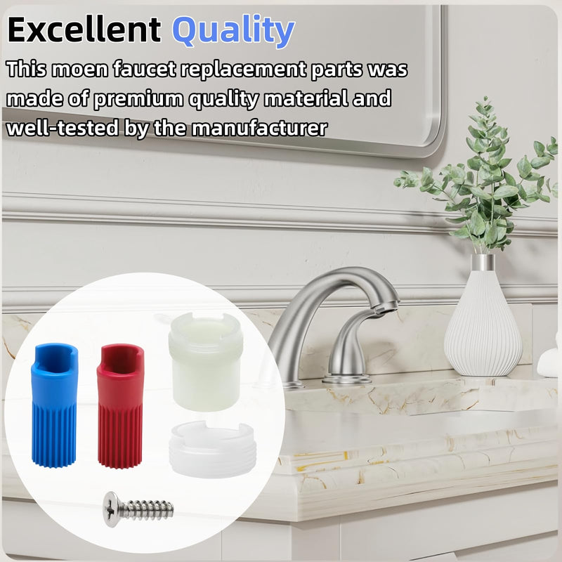 97479 Faucet Repair Kit Replacement for Moen Monticello Widespread Bathroom Sink Faucet, Handle Adapter Repair Kit for Moen 1222 1224