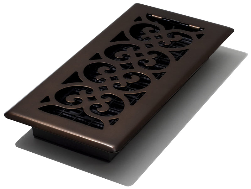 Decor Grates SPH410-RB Floor Register, 4x10, Rubbed Bronze Finish 4x10 Inches