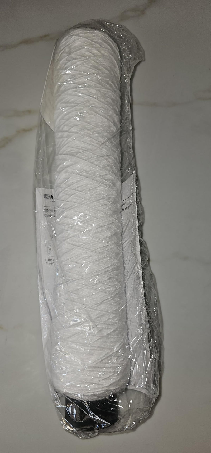 Kinetico 20 micron 16 inch pre filter string for Kinetico water softener, CART-MACH (part number 12566A)