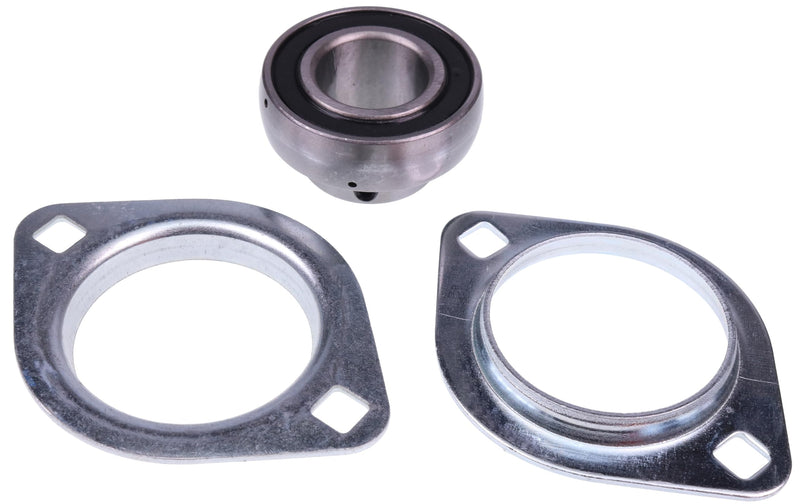 New 1" Pressed Steel Two Bolt Flange Bearing SBSFL205-16 SBPFL205-16