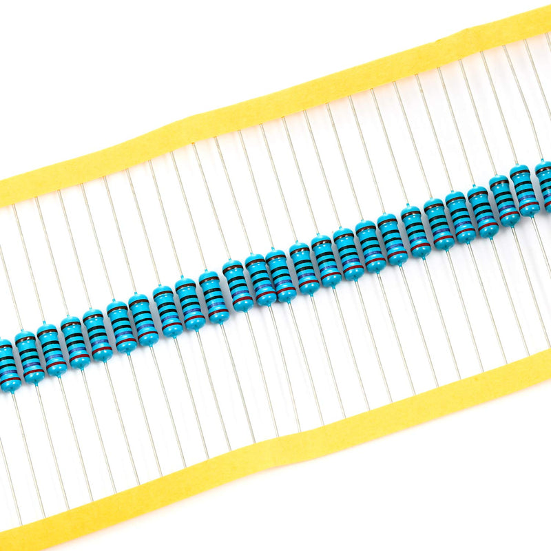 Chanzon 50pcs 1W 270 Ω ohm Metal Film Fixed Resistor 0.01 ±1% Tolerance 270R MF Through Hole Resistors Current Limiting Rohs Certificated [1ZC13] 270 ohm