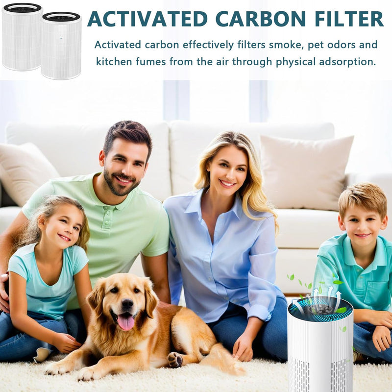 Replacement Filter Compatible With ECOSELF HAP604 Air Purifier 2