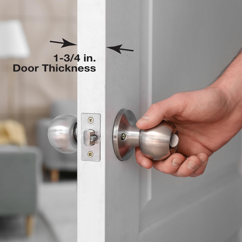 Prime-Line U 9569 Brass Lock and Door Reinforcement Plate for 1-3/4 In. Thick Doors, Brass Finish (Single Pack)