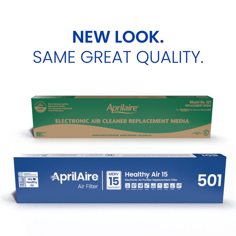 AprilAire 501 Replacement Filter for AprilAire 5000 Whole-House Air Purifier - MERV 15 Equivalent, 16x25x6 Air Filter (Pack of 1) Single Pack (1)