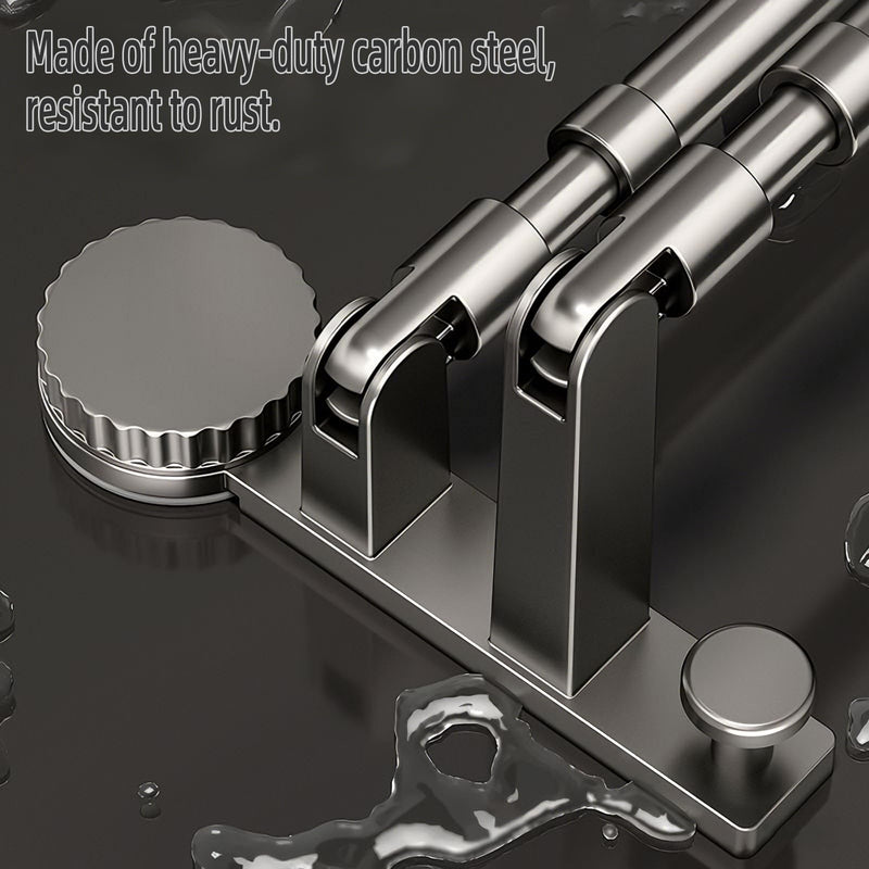 Adjustable Suction Cup Towel Rack for Corner & Right Angle Spaces, No Drilling Bathroom Towel Bar with Vacuum Suction, Rustproof Stainless Steel (Two Adjustable rods（13.8-23.2inches）) Two adjustable rods（13.8-23.2inches）