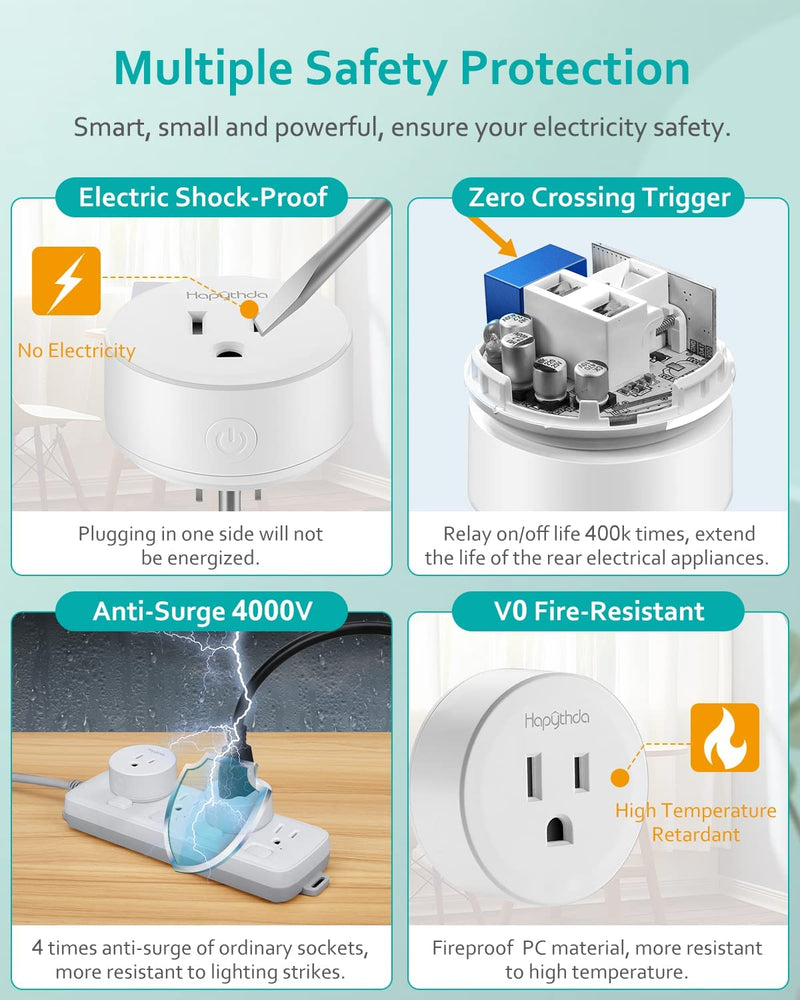 Remote Control Outlet,15A/1500W, 500 Feet RF Range Remote Light Switches Kit, No Wiring Needed Wireless Remote Outlet for Light, Small Electrical Appliance, with Anti-Surge 4000V Remote & Outlet White 1