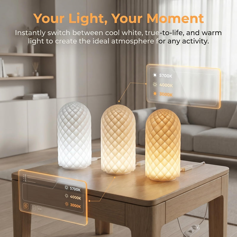 USB LED Lamp Kit 001 for 3D Printed Projects, High-Brightness Backlight Board for Lithophane & Night Light, Compatible with Bambu Lab A1/P1/X1 Accessories DIY Kit. 5-Pack.