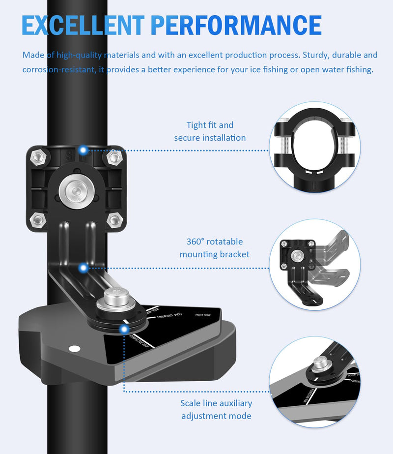 010-12970-00 Perspective Mode Transducer Mount fits for Panoptix Livescope LVS32, for Livescope Transducer Mount Perspective Mode