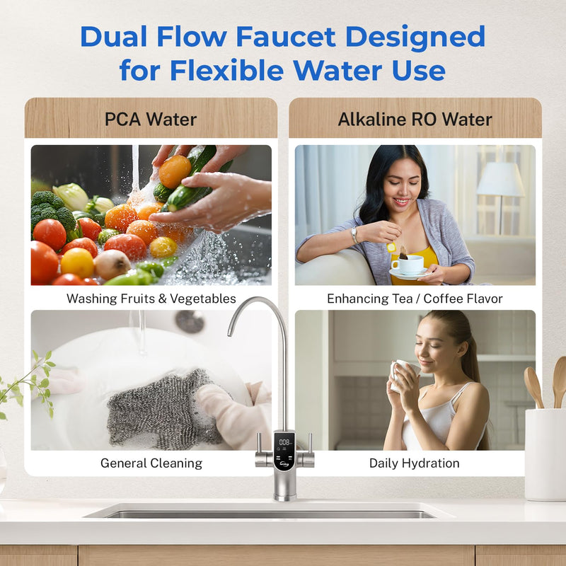 iSpring FPCA1200 PCA Composite Filter, Replacement for RO1200AK Reverse Osmosis System, Up to 12 Months Lifetime, Alkaline & Sediment & Carbon Composite Filter, pH+ Alkaline Remineralization