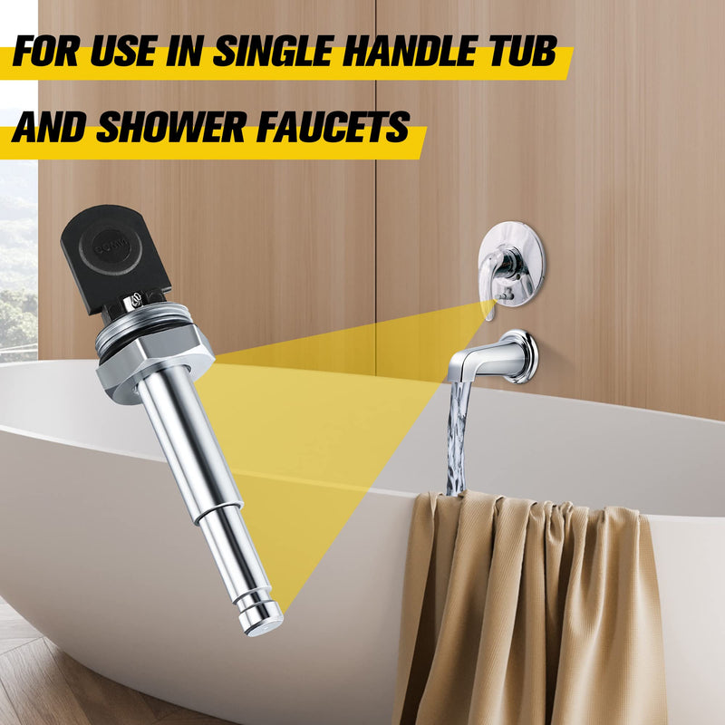 Enhon Push Button Diverter, Replacement for RP5649, Compatible with Delta Valve, Shower Replacement Parts, Shower Diverter Assembly for Use in Single Handle Tub and Shower