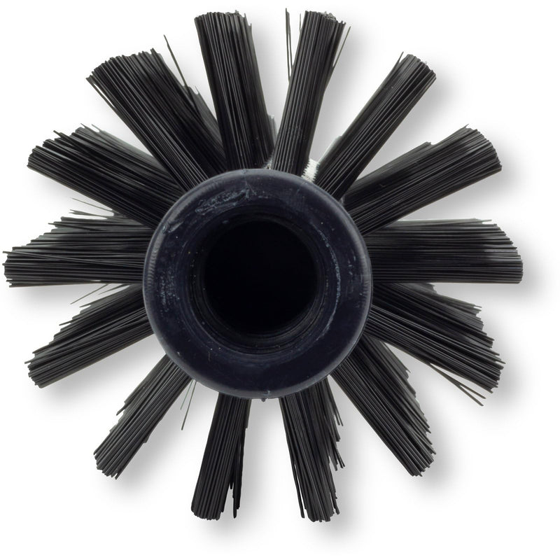 SPARTA Industrial Tank Brush Head Pipe Brush Head, Drain Brush with 3/4" Thread Hole (Handle Not Included) for Commercial Use, Plastic, 3 x 5.9 Inches, Black