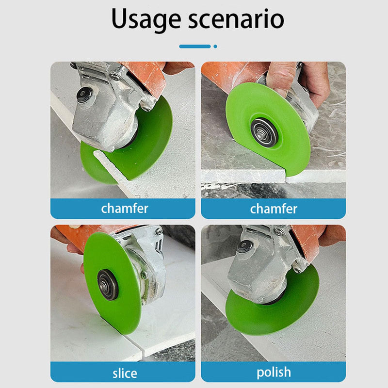 Rock Slab Grinding Disc, Glass Cutting Disc, Klyzor Glass Cutting Disc, Indestructible Disc for Angle Grinder, Rock Saw for Cutting Rocks (3 PCS) 3 PCS