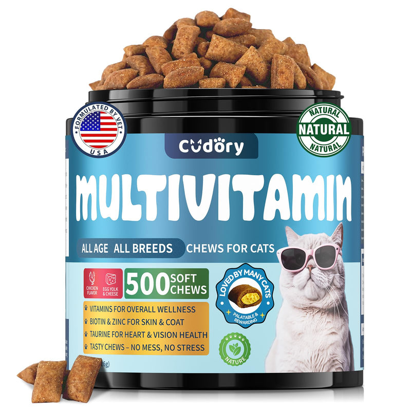 Cat Multivitamin, Crunchy & Creamy Cheese Chew Dog Allergy Relief Drops, Skin & Coat Support