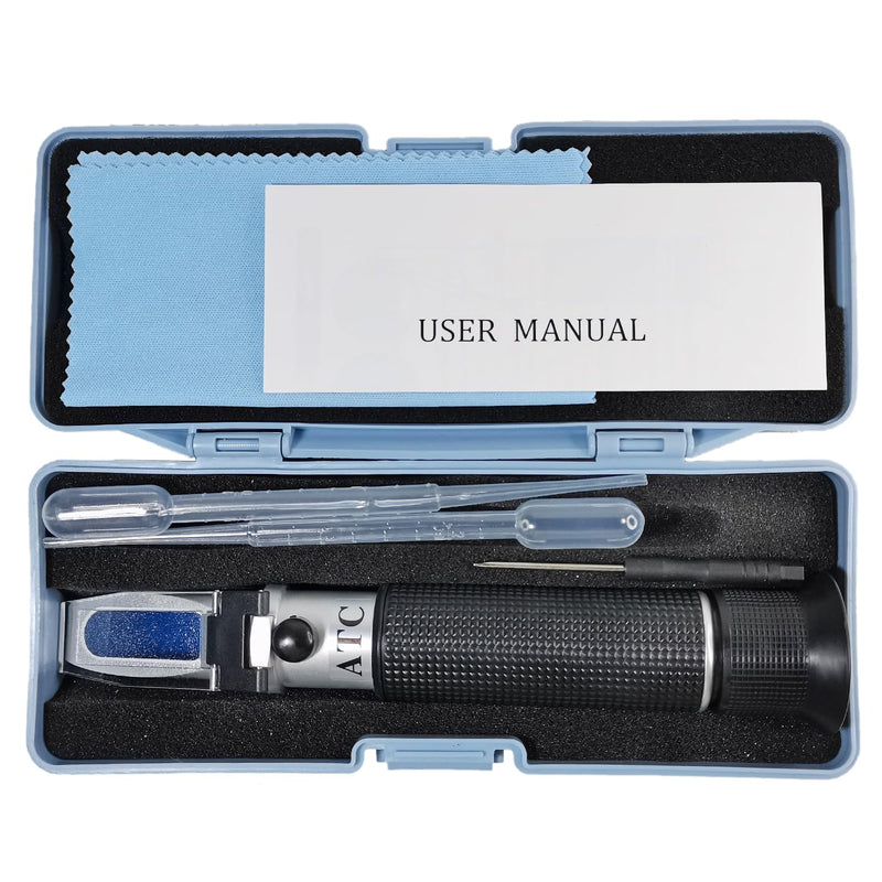 3-in-1 Animal Clinical Refractometer, Measuring Animal's Health Index of Urine Specific Gravity and Serum Protein, Ideal for Veterinary and Pet Owner