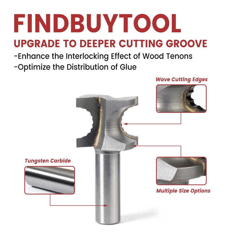 FINDBUYTOOL Domino Router Bit for Festool (D14) D14