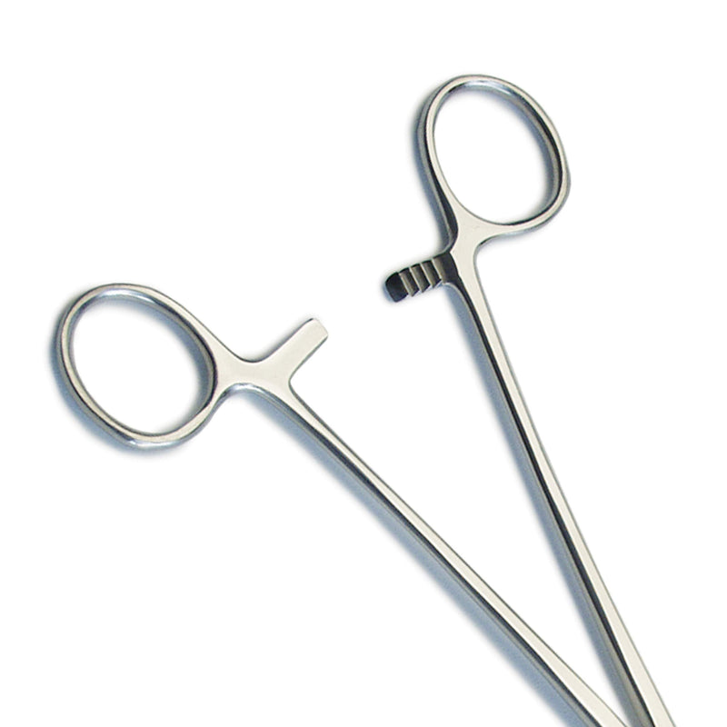 Grafco Foerster Sponge Forceps, Curved & Serrated Tips, 9.5" Long, 2734 Curved - Serrated