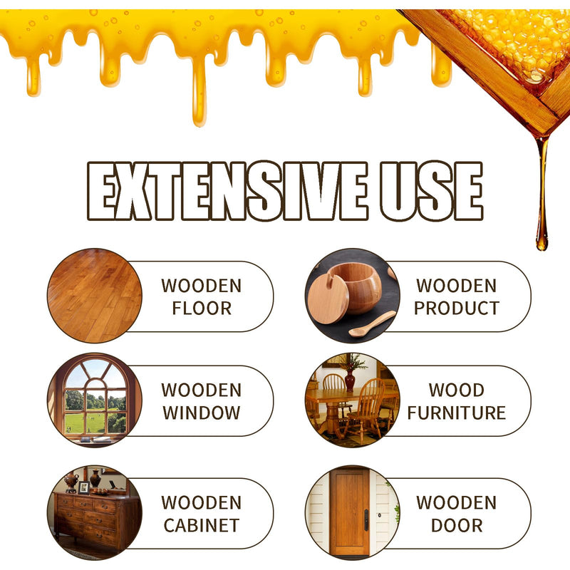 2 PCS Beeswax Furniture Polish, Antique Furniture Cleaner, Natural Micro-Molecularized Beeswax Spray, Furniture Beeswax Polish and Cleaner Spray