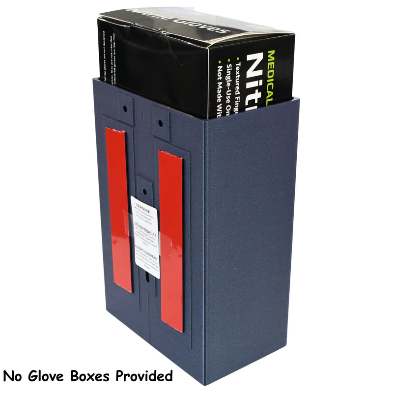 3D Printed Glove Box Holder Dispenser for 3.1" H x 5.1" W Box (Blank, Nebulae Blue Galaxy) No Illustrations