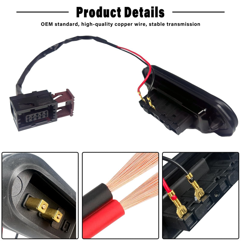 Sliding Door Connector Plate Wiring Kit Compatible with 2014-2021 Ram Promaster 1500 2500 3500 Sliding Door Central Lock Contact Sensor Replace 68210573AA