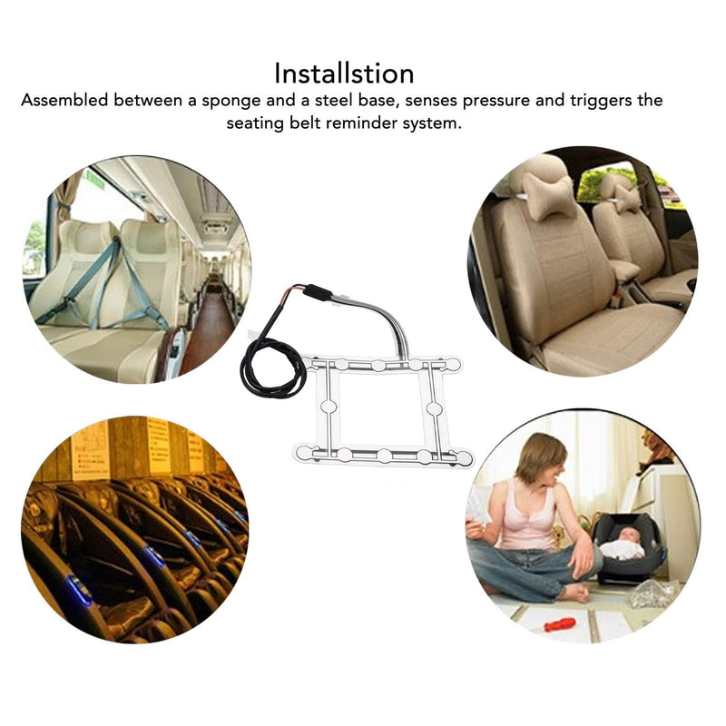 Car Safety Belt Pressure Sensor Quick Response Thin Film Car Seat Pressure Occupancy Detection Safety Alarm Universal Automotive Seating Pressure Sensor