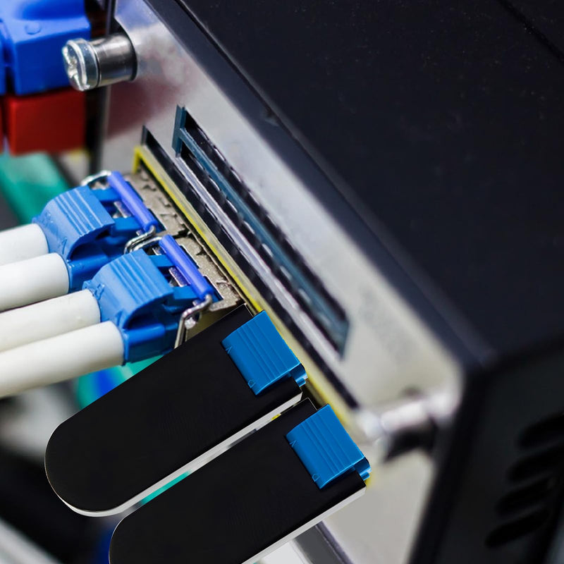 10 Pack Singlemode LC/UPC Fiber Optic Loopback Tester, Duplex LC Connector Test Plug, Single Mode 9/125 Test Plug for Testing Applications